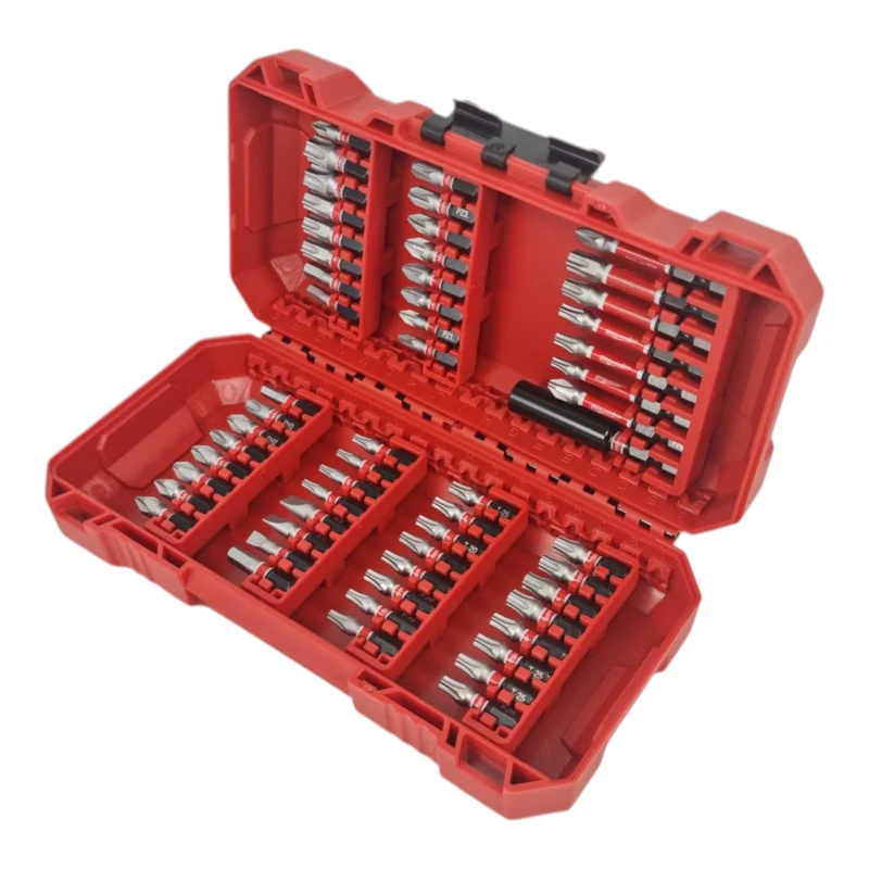 Milwaukee SHOCKWAVE IMPACT DUTY Bit Set 56 tlg. ( 4932492006 ) Phillips / Pozidriv / Torx / Hex / Schlitz