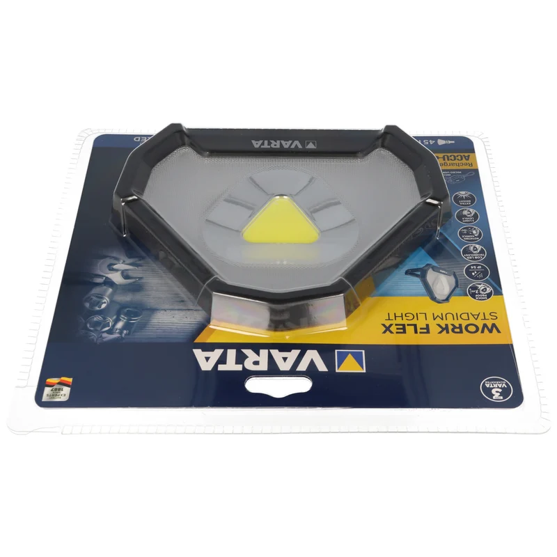 Varta Work Flex Stadium Light inklusive Akku und Ladekabel