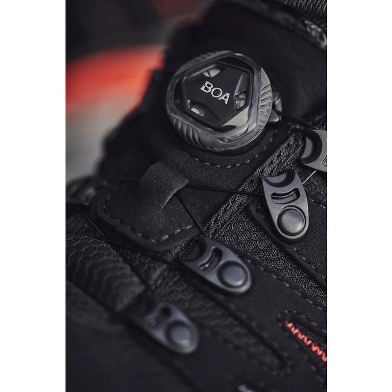 Sicherheitshalbschuh MADDOX BOA black-red Low ESD
