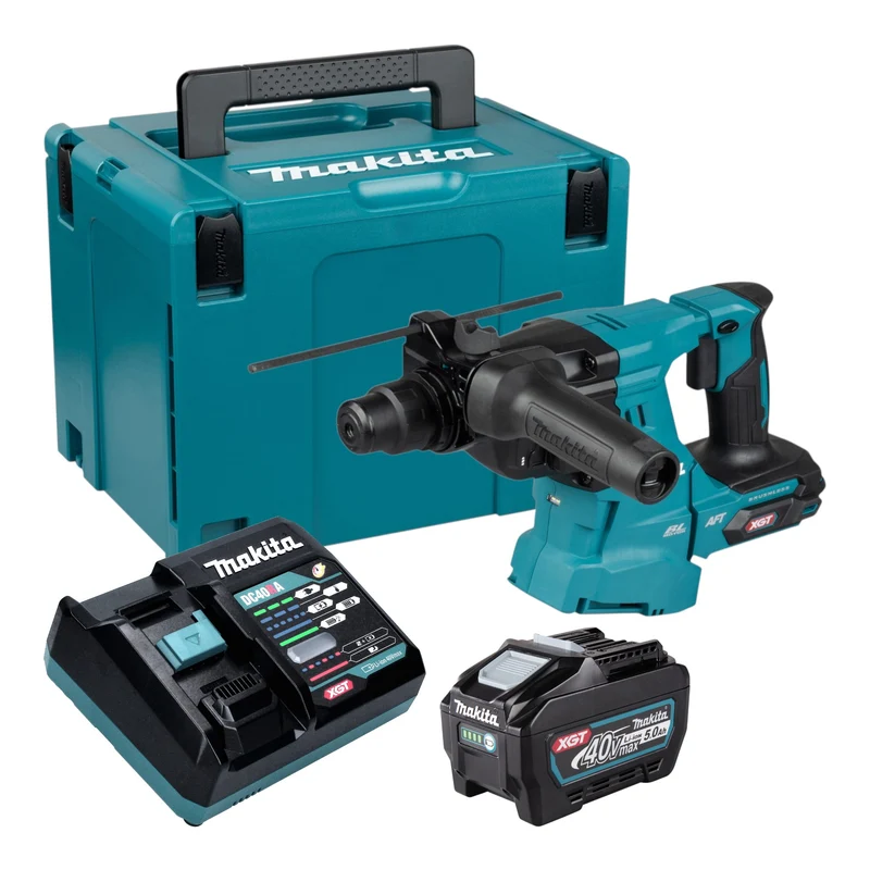 Makita HR 011 GT101 Akku Kombihammer 40 V max. 3,3 J SDS plus Brushless + 1x Akku 5,0 Ah + Ladegerät + Makpac