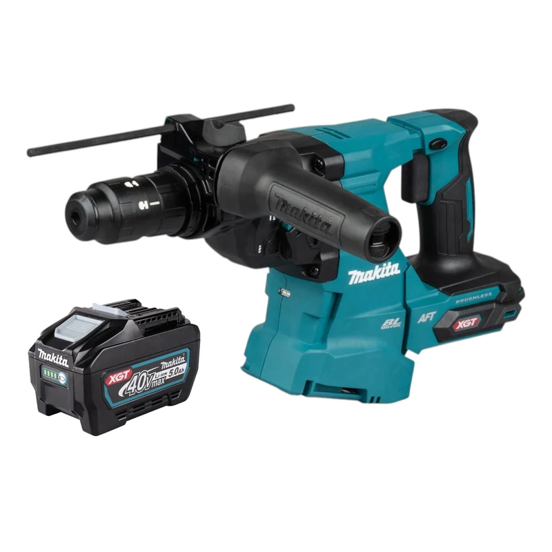 Makita HR 012 GT1 Akku Kombihammer 40 V max. 3,3 J SDS plus Brushless + 1x Akku 5,0 Ah - ohne Ladegerät