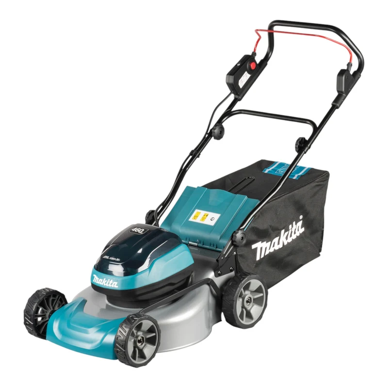 Makita DLM 466 Z Akku Rasenmäher 36 V ( 2x 18 V ) 46 cm Brushless Solo - ohne Akku, ohne Ladegerät