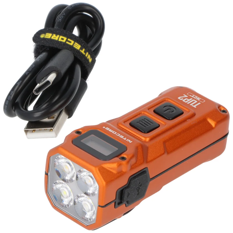 Nitecore TUP2, orange - 1200 Lumen, MCT, OLED
