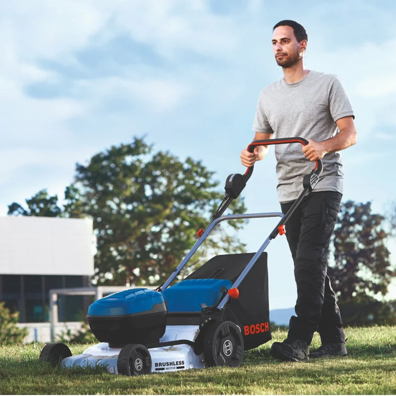 Bosch GRA 18V2-46 Professional Akku Rasenmäher 36 V ( 2x 18 V ) 46 cm ( 06008C8000 ) Brushless Solo - ohne Akku, ohne Ladegerät