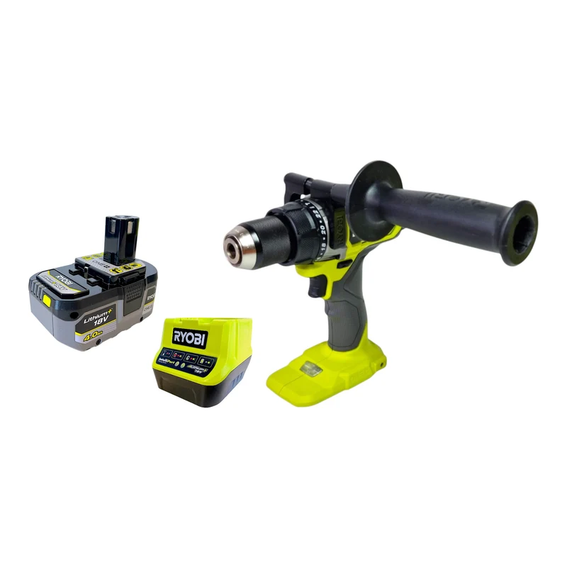 RYOBI RPD18BL2-0 Akku Schlagbohrschrauber 18 V 95 Nm Brushless + 1x Akku 4,0 Ah + Ladegerät
