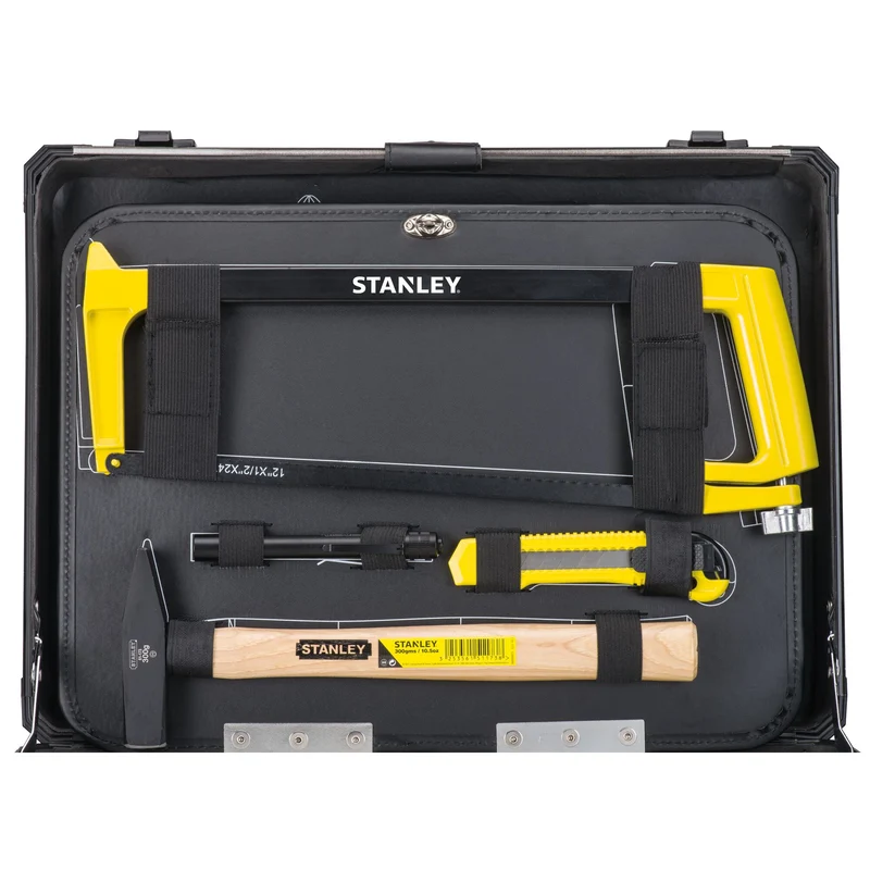Stanley Handwerkzeug set 142 tlg. + Koffer ( STMT98109-1 ) Zange / Schlüssel / Schneider / Ratsche / Schraubendreher