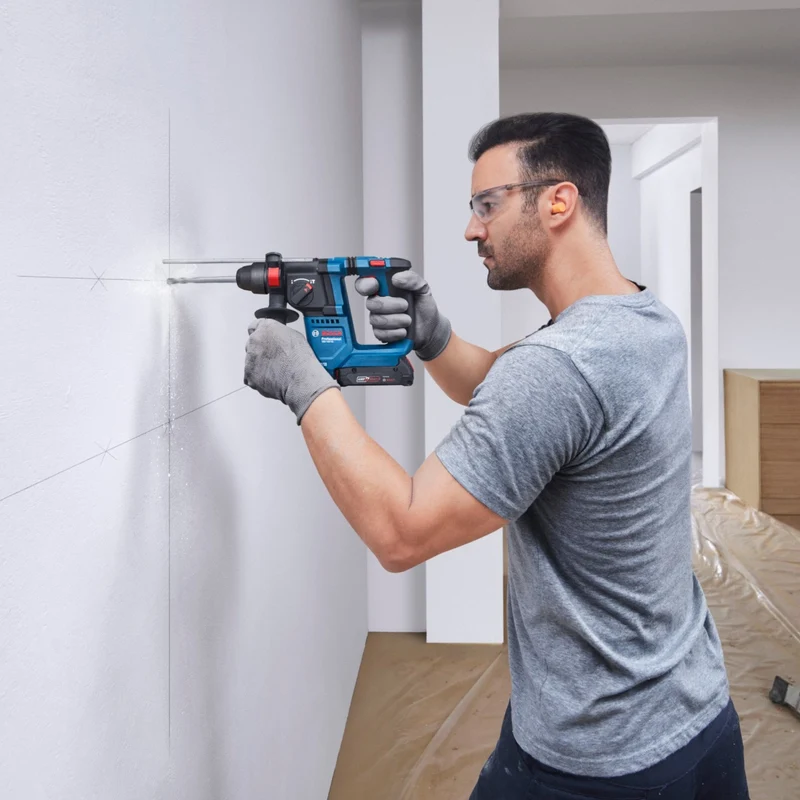 Bosch GBH 18V-18 Professional Akku Bohrhammer 18 V 1,5 J SDS plus ( 0611927000 ) Brushless Solo - ohne Akku, ohne Ladegerät