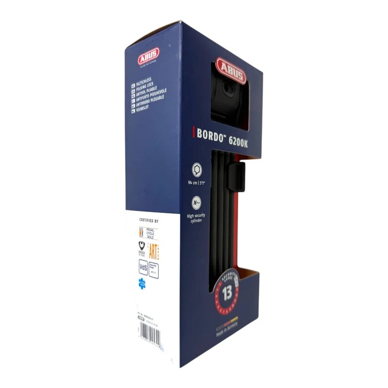 ABUS 6200K/90 SH Faltschloss Bordo ( 99530 )