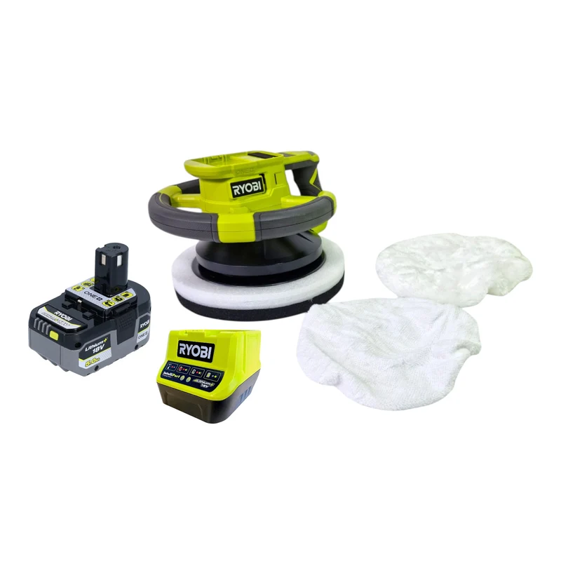 RYOBI RBP18250-0 Akku Polierer 18 V 250 mm + 1x Akku 5,0 Ah + Ladegerät