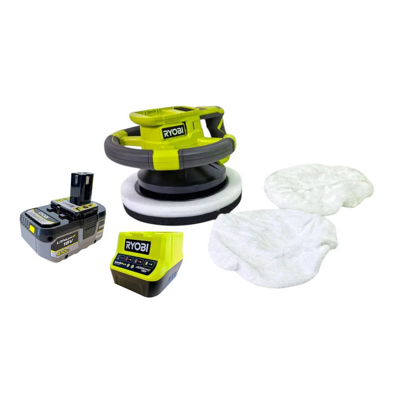 RYOBI RBP18250-0 Akku Polierer 18 V 250 mm + 1x Akku 4,0 Ah + Ladegerät
