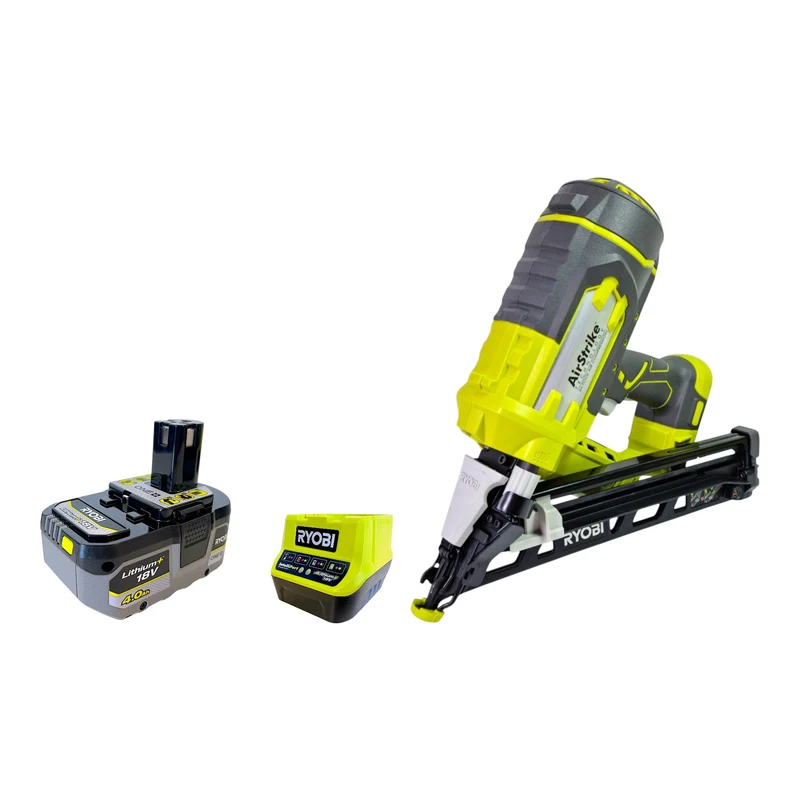 RYOBI R15GN18-0 Akku Nagler 18 V 24 - 64 mm + 1x Akku 4,0 Ah + Ladegerät