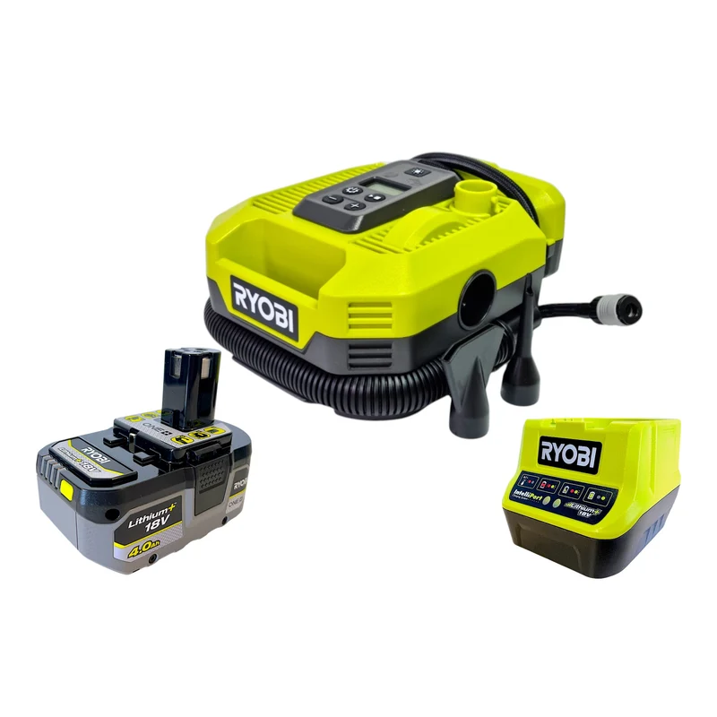 RYOBI RMI18-0 Akku Multi Kompressor 18 V 11 bar + 1x Akku 4,0 Ah + Ladegerät