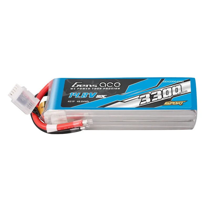 Gens Ace 3300mAh 4S 14,8V 80C Lipo-Akkupack (F5B)