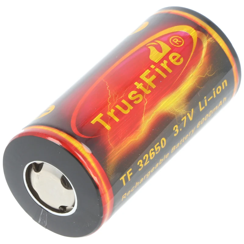 Trustfire 32650 6000mAh 3,7V geschützter Li-Ion-Akku mit Abmessungen 68,6x32,85mm