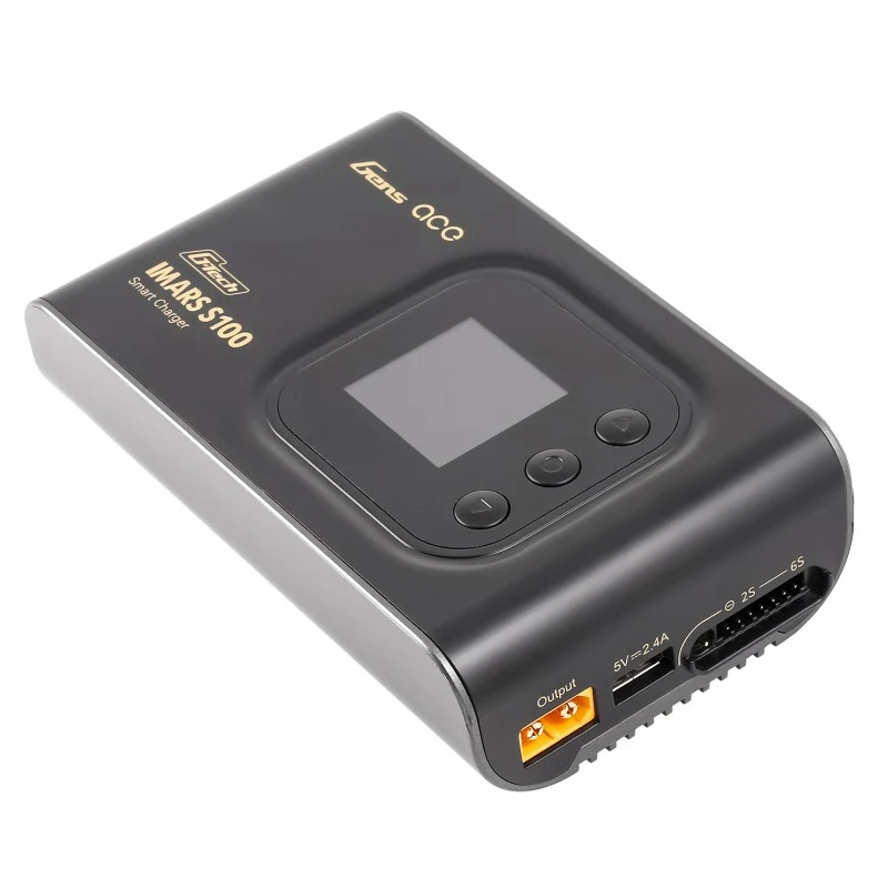 Gens Ace iMars S100 G-Tech AC Balance RC-Akkuladegerät, Schwarz (UK)