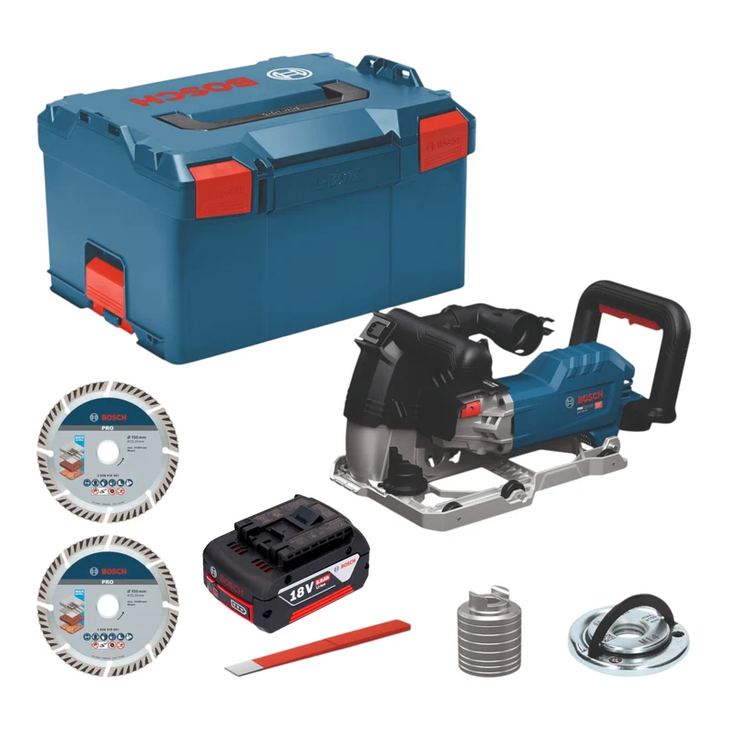 Bosch GNF 18V-40 Akku Mauernutfräse 18 V 40 mm Brushless + 1x Akku 5,0 Ah + L-Boxx - ohne Ladegerät