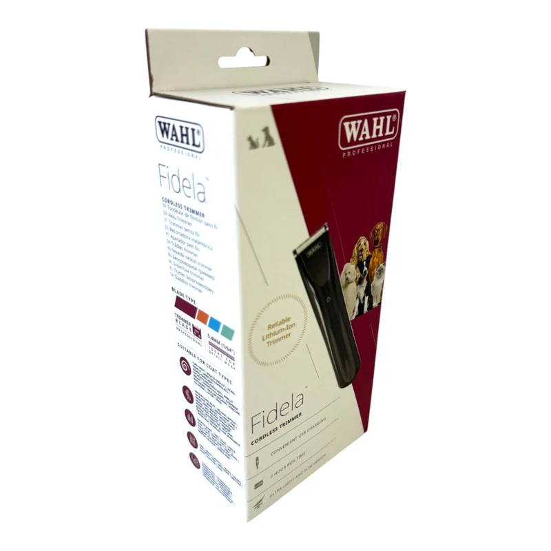 Wahl 3028196 Fidela Animal Akku Trimmer + 1x Akku 2,0 Ah + Ladegerät