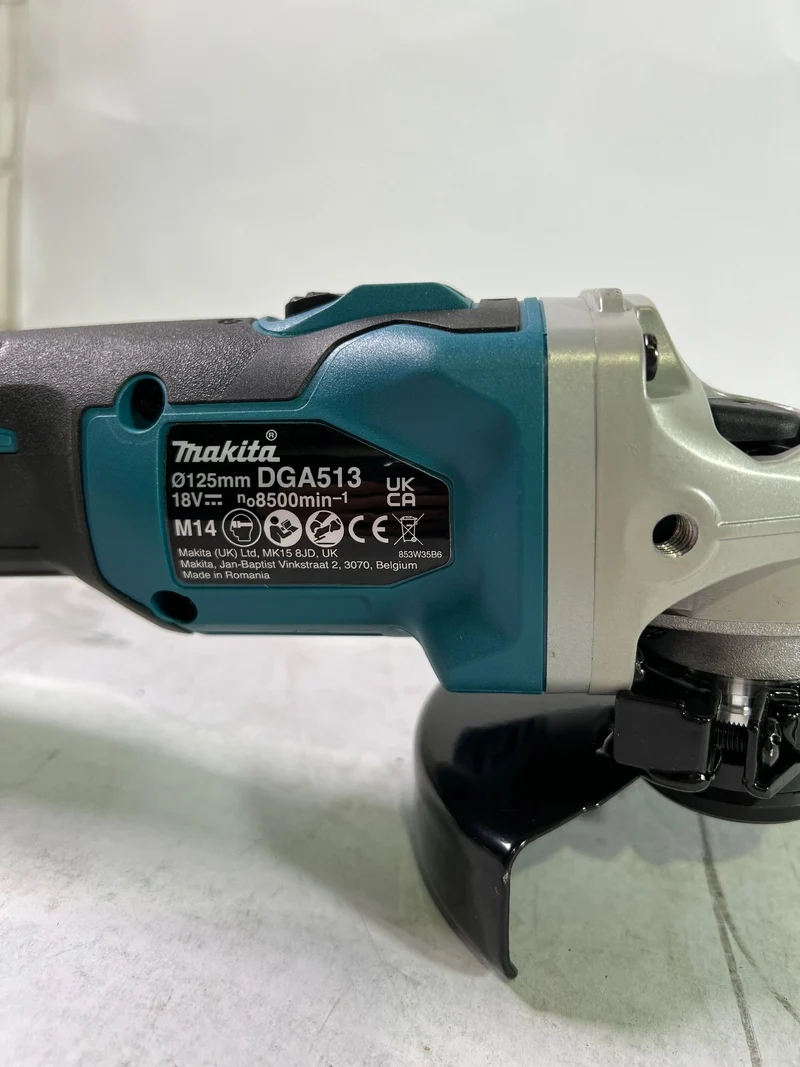 Makita DGA 513 Z Akku Winkelschleifer 18 V 125 mm Brushless Solo - ohne Akku, ohne Ladegerät - Reparaturgerät