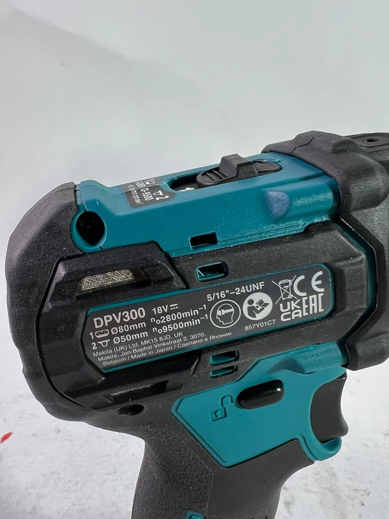 Makita DPV 300 Z Akku Schleifer Polierer 18 V 50 / 80 mm Brushless Solo - ohne Akku, ohne Ladegerät - Reparaturgerät