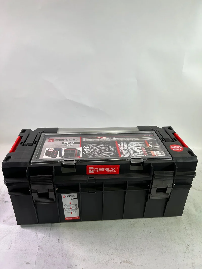 Qbrick System PRO 600 Expert Werkzeugkoffer modularer Organizer 545 x 270 x 246 mm 22 l stapelbar IP54 - Beschädigt
