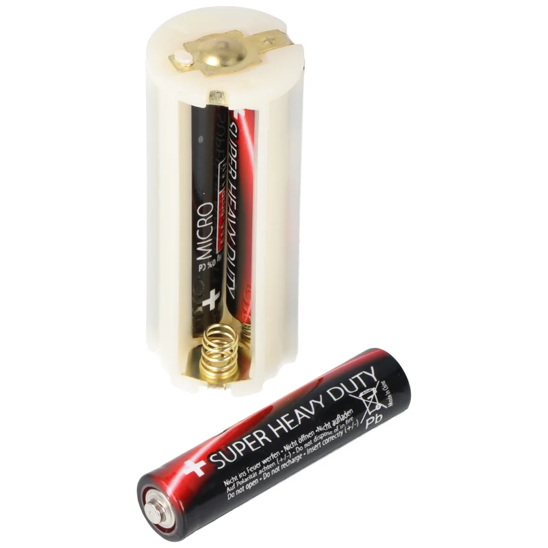HyCell LED-Taschenlampe 1W mit Zoom, inklusive 3x AAA Batterien