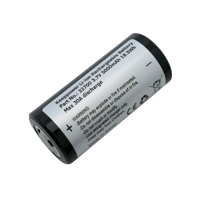 Keeppower 32700 - 5000mAh - 3,6V - max. 30A ohne PCB für SOFIRN IF30