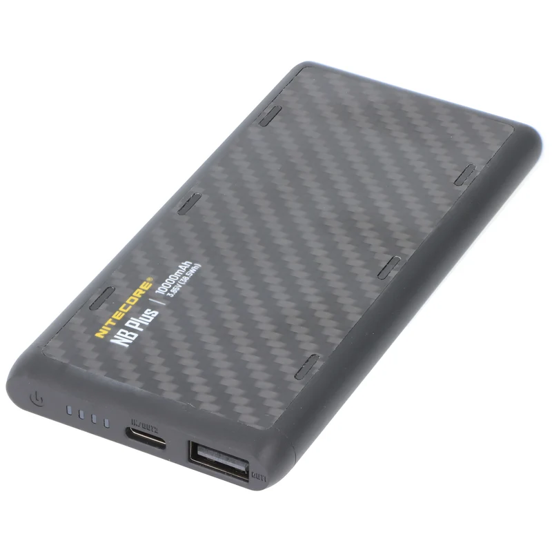 Nitecore Powerbank NB Plus, 10.000mAh Kapazität, wasserdicht, ultraleicht und kompakt