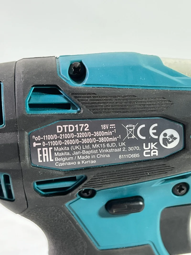 Makita DTD 172 Z Akku Schlagschrauber 18 V 180 Nm 1/4" Brushless Solo - ohne Akku, ohne Ladegerät - Reparaturgerät