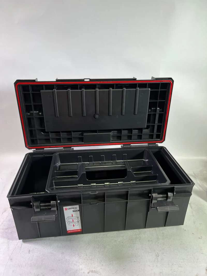 Qbrick System PRO 600 Expert Werkzeugkoffer modularer Organizer 545 x 270 x 246 mm 22 l stapelbar IP54 - Beschädigt