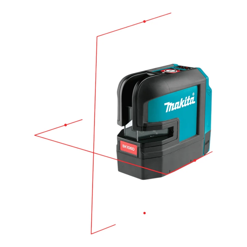 Makita SK 106 DZ Akku Kreuzlinienlaser Kreuzpunktlaser rot 12 V Solo - ohne Akku, ohne Ladegerät