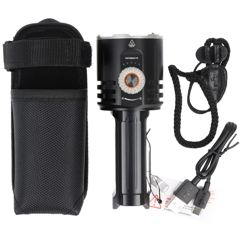 Fenix LR35R Pro LED-Suchscheinwerfer, drei Lichtquellen, 10.000 Lumen, 500 Meter Leuchtweite, inkl. Akkus
