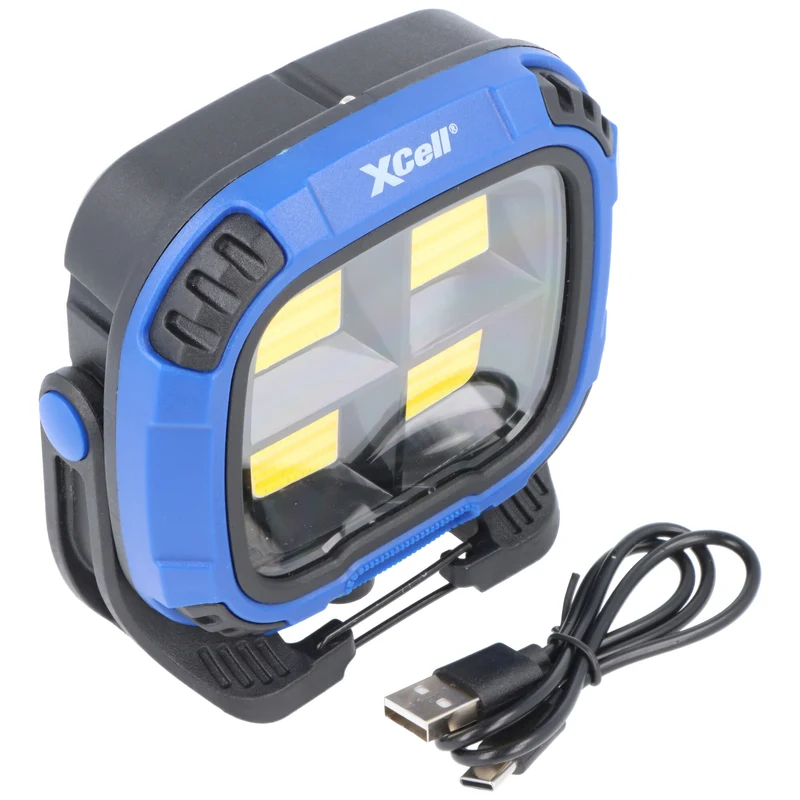 XCell Work Dual LED-Leuchte, vielseitige Arbeitsleuchte, 4 Lichtmodi, magnetisch, wiederaufladbar