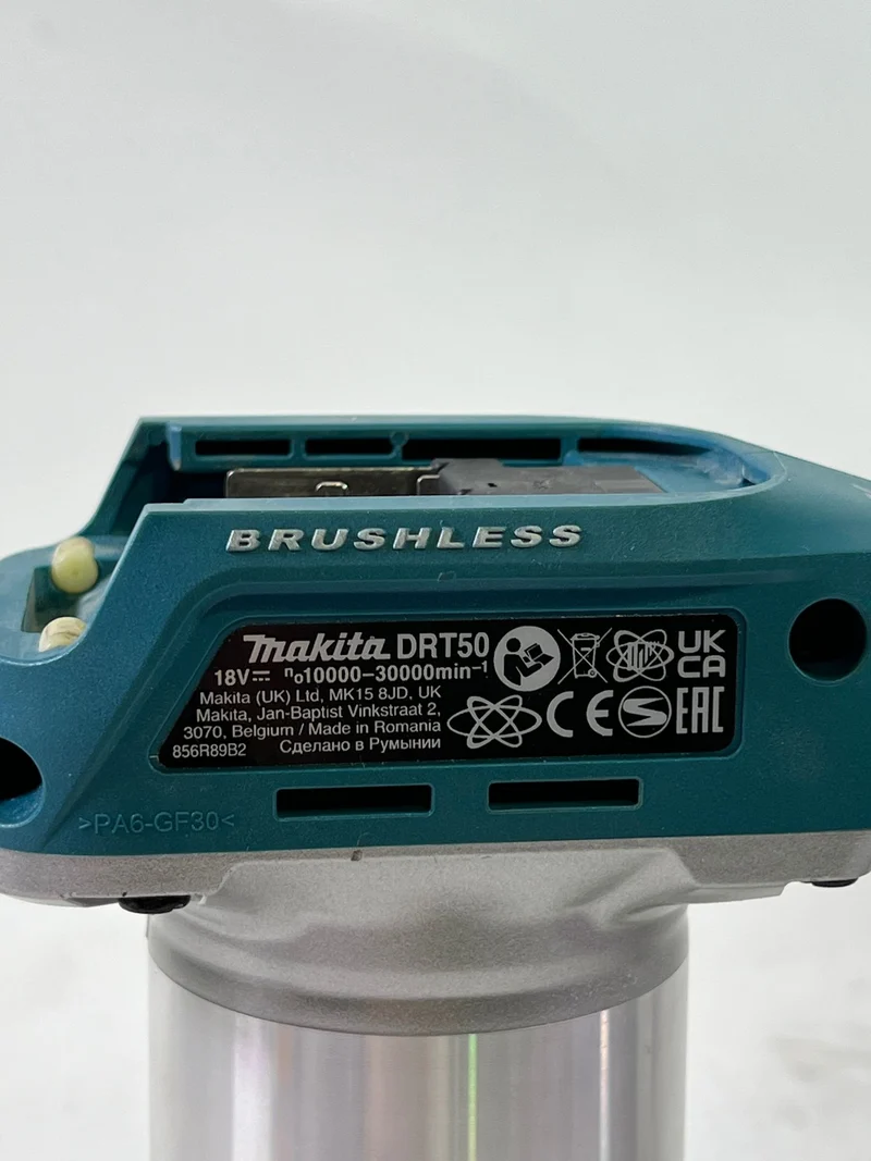 Makita DRT 50 Z Akku Multifunktionsfräse 18 V Brushless Solo - ohne Akku, ohne Ladegerät - Reparaturgerät