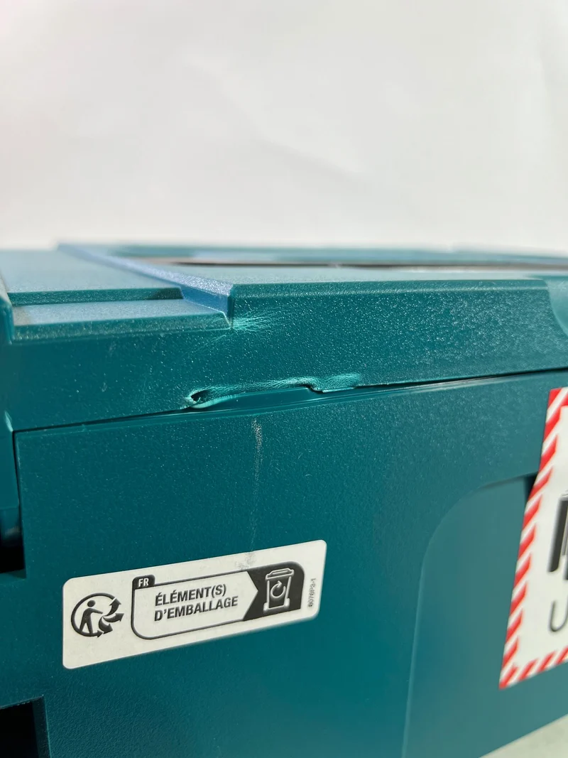 Makita MAKPAC 2 Systemkoffer ( 821550-0 ) 395 x 295 x 157 mm - ohne Einlage - Beschädigt