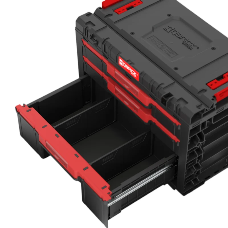 Qbrick System PRIME Drawer 3 Toolbox Basic modularer Werkzeugkasten mit 3 Schubladen 542 x 335 x 369 mm 22,6 l