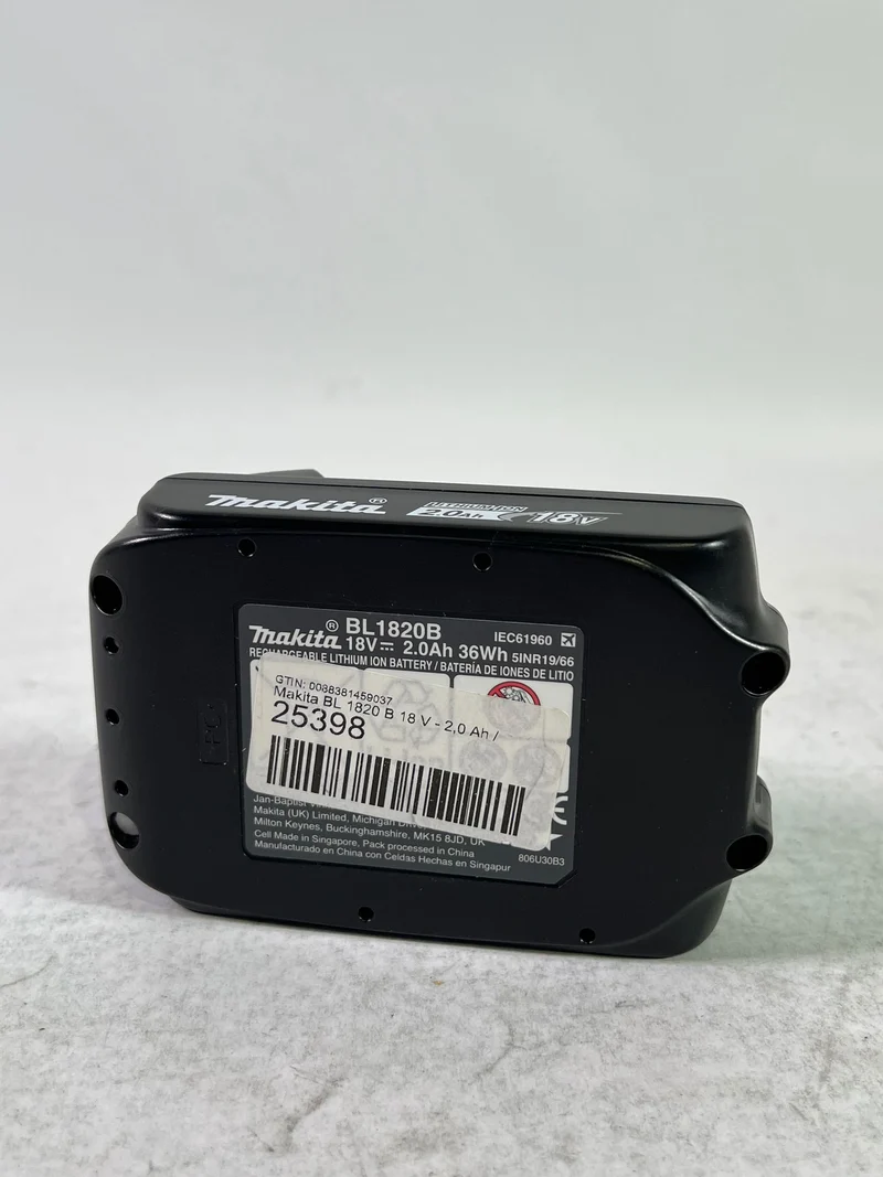 Makita BL 1820 B 18 V - 2,0 Ah / 2000 mAh Li-Ion Akku mit LED - Anzeige ( 197254-9 ) - original, kein Nachbau - Reparaturgerät