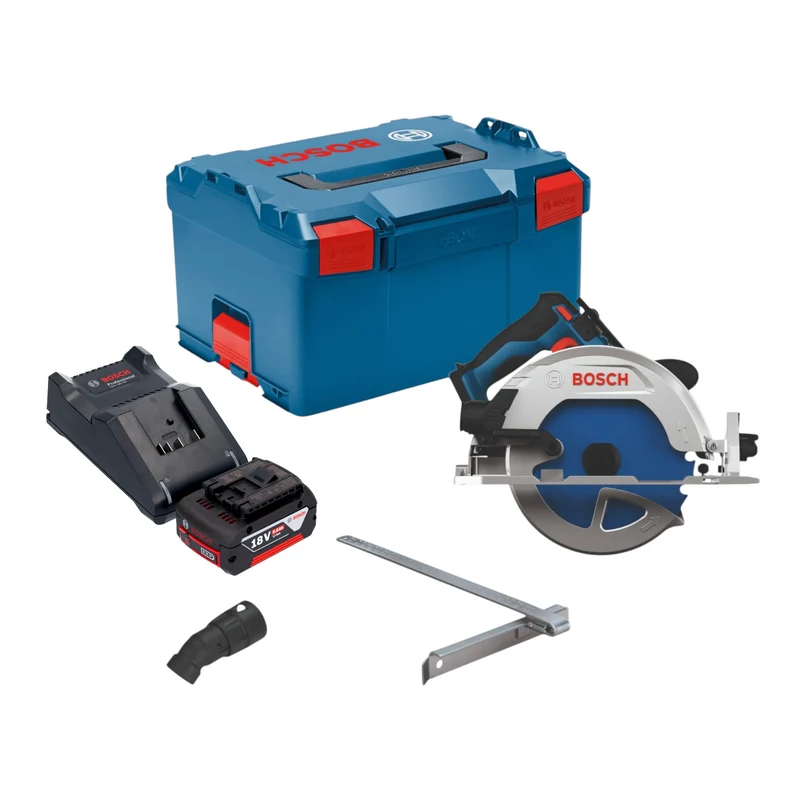 Bosch GKS 18V-68-2 Akku Kreissäge 18 V 190 mm Brushless + 1x Akku 5,0 Ah + Ladegerät + L-Boxx