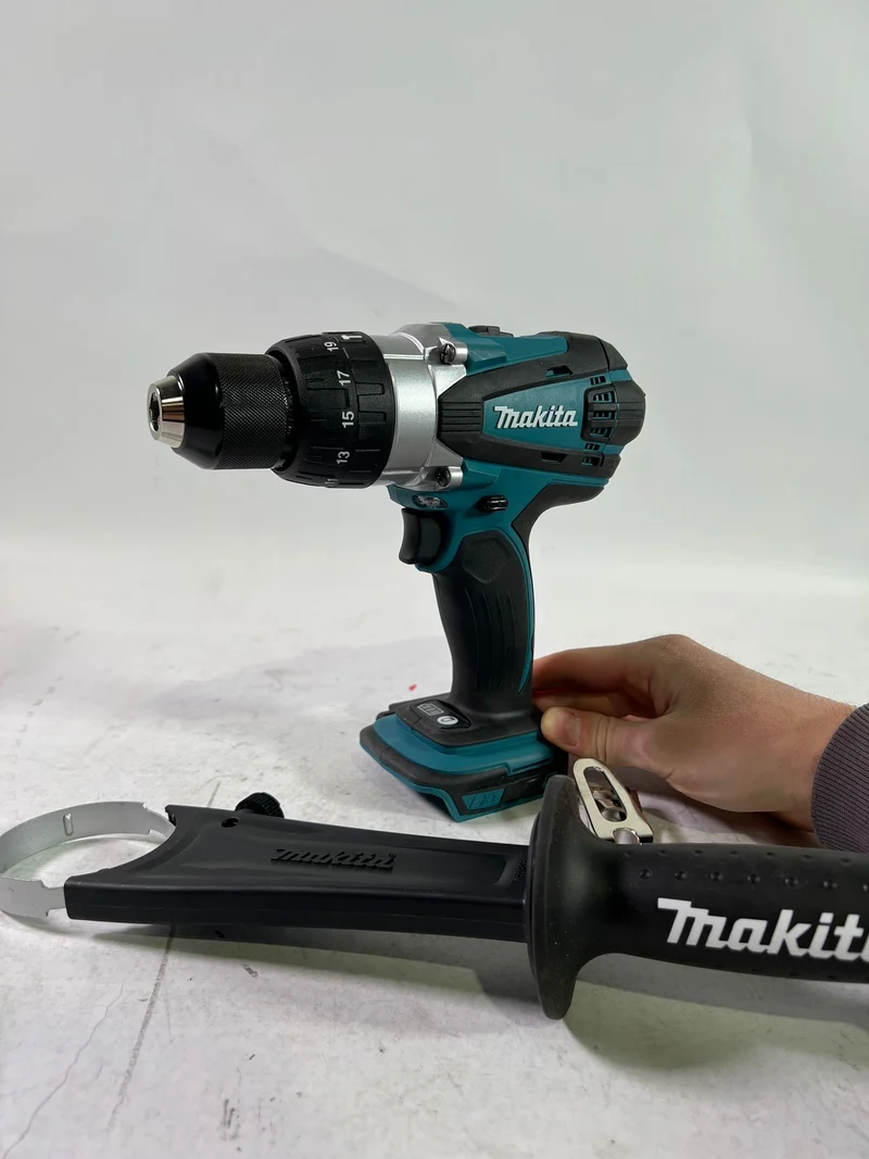 Makita DHP 458 Z Akku Schlagbohrschrauber 18 V 91 Nm Solo - ohne Akku, ohne Ladegerät - Reparaturgerät