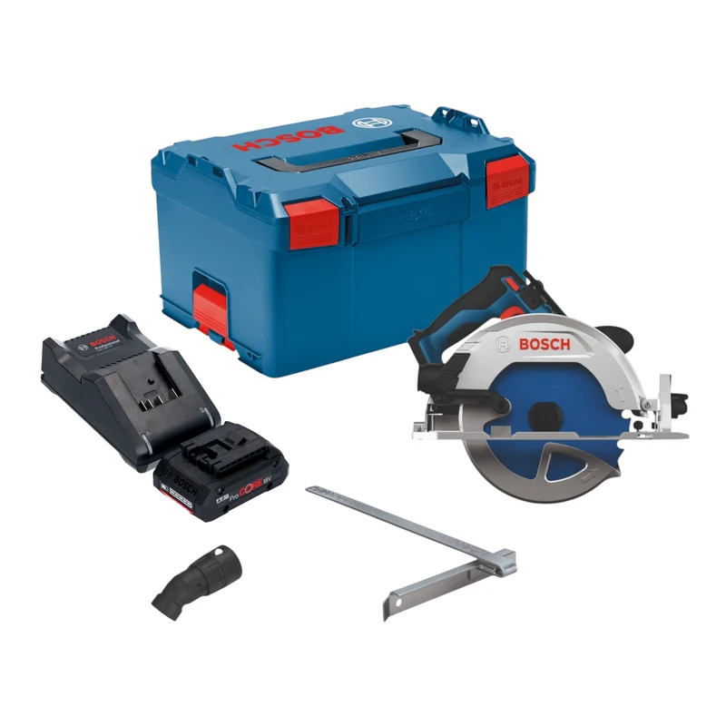 Bosch GKS 18V-68-2 Akku Kreissäge 18 V 190 mm Brushless + 1x ProCORE Akku 4,0 Ah + Ladegerät + L-Boxx