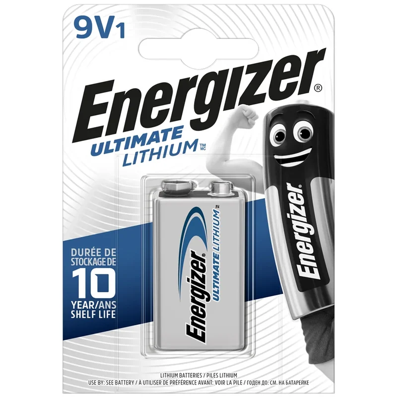 Energizer Lithium Batterie LA522 Ultimate Lithium LA522, 9V 6F22
