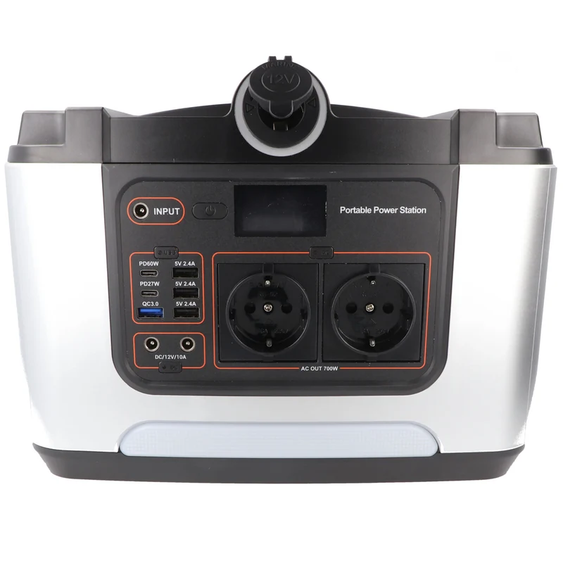 AccuCell Portable Powerstation 648Wh 700W Li-ion Powerbank XXL die unabhängige Stromversorgung