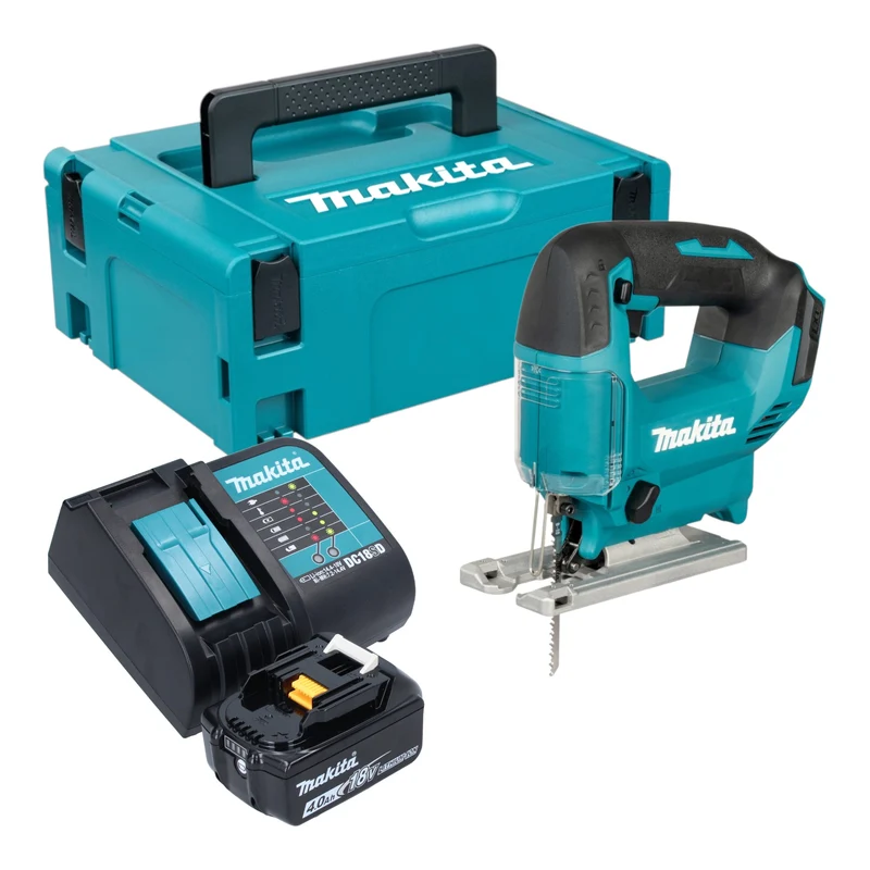 Makita DJV 186 SM1J Akku Pendelhubstichsäge 18 V + 1x Akku 4,0 Ah + Ladegerät + Makpac