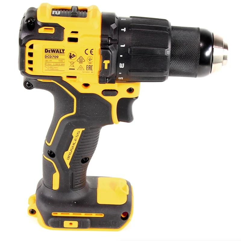 DeWalt DCD 709 N Akku Schlagbohrschrauber 18 V 65 Nm Solo - ohne Akku, ohne Ladegerät