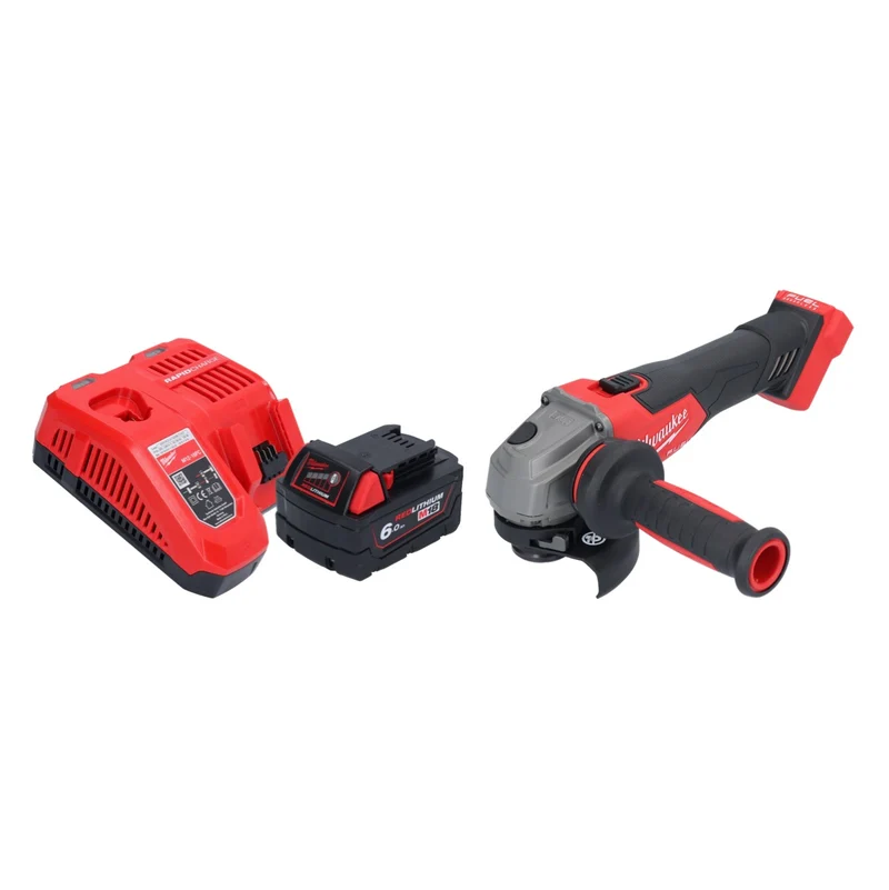 Milwaukee M18 FSAG115X-601 Akku Winkelschleifer 18 V 115 mm Brushless + 1x Akku 6,0 Ah + Ladegerät
