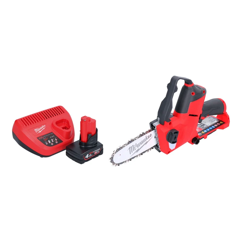 Milwaukee M12 FHS-401 Akku Astsäge 12 V 15 cm Brushless + 1x Akku 4,0 Ah + Ladegerät