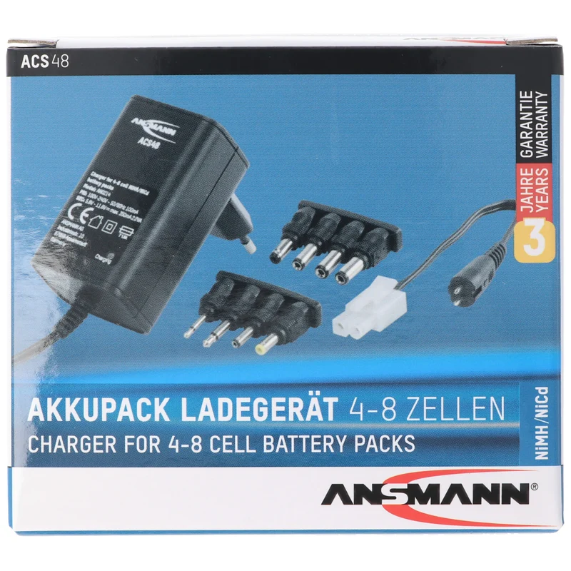 AccuCell Schnell-Ladegerät passend für Kärcher K55, K55 PET NiMH Akku