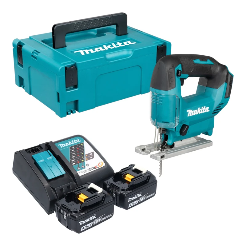 Makita DJV 186 RMJ Akku Pendelhubstichsäge 18 V + 2x Akku 4,0 Ah + Ladegerät + Makpac