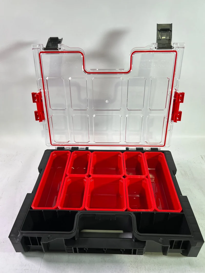 Qbrick System PRO 300 Organizer 452 x 358 x 110 mm 9 l stapelbar IP54 - Beschädigt