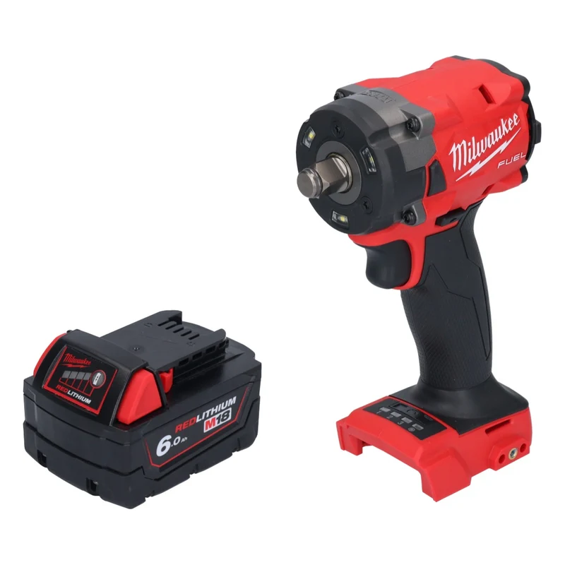 Milwaukee M18 FIW2F12-601 Akku Schlagschrauber 18 V 339 Nm 1/2" Brushless + 1x Akku 6,0 Ah - ohne Ladegerät