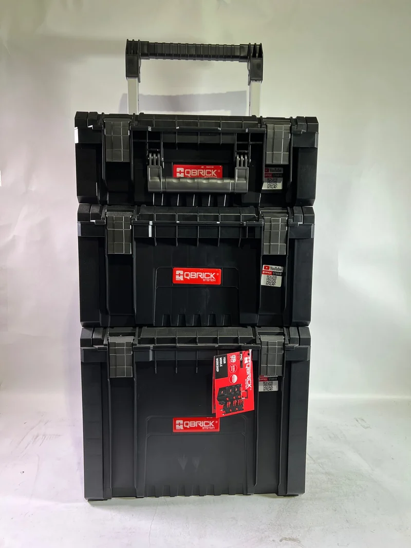Qbrick System PRO Set 5 2.0 Plus Werkzeug Koffer Set PRO Cart 2.0 Plus + PRO Toolbox 2.0 + PRO Technician Case 2.0 - Beschädigt
